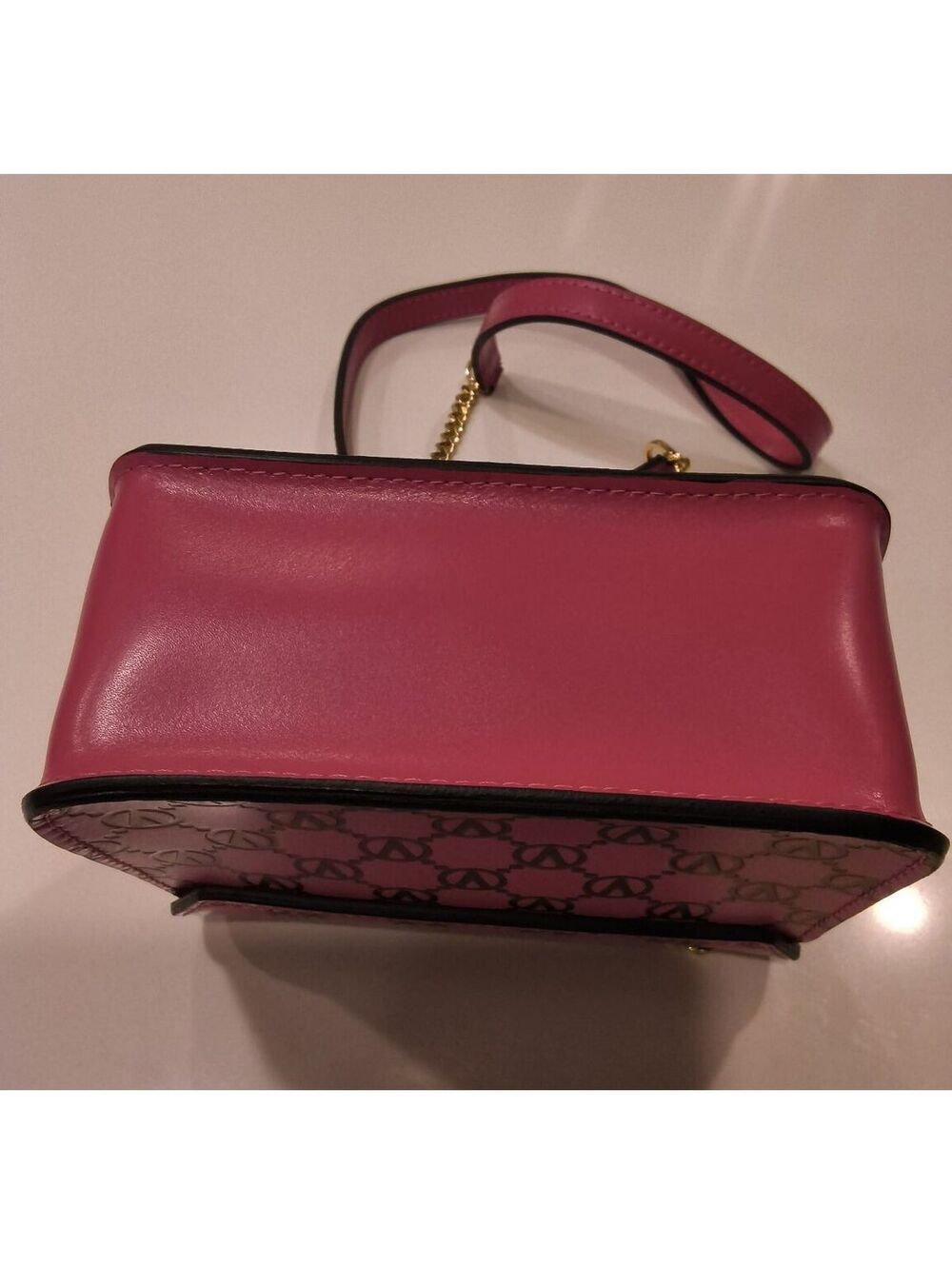 Valentino By Mario Valentino Bijou Monogram Leather Crossbody Bag New - Picture 5 of 8